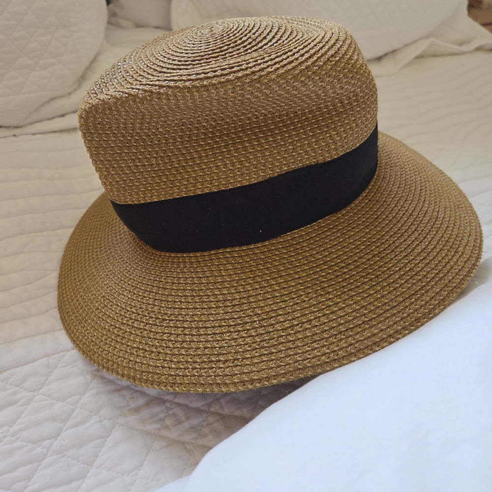 Phoenix Fedora Eric Javits Natural/black - Picture 4 of 9